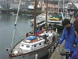 Padstow harbour after lunch